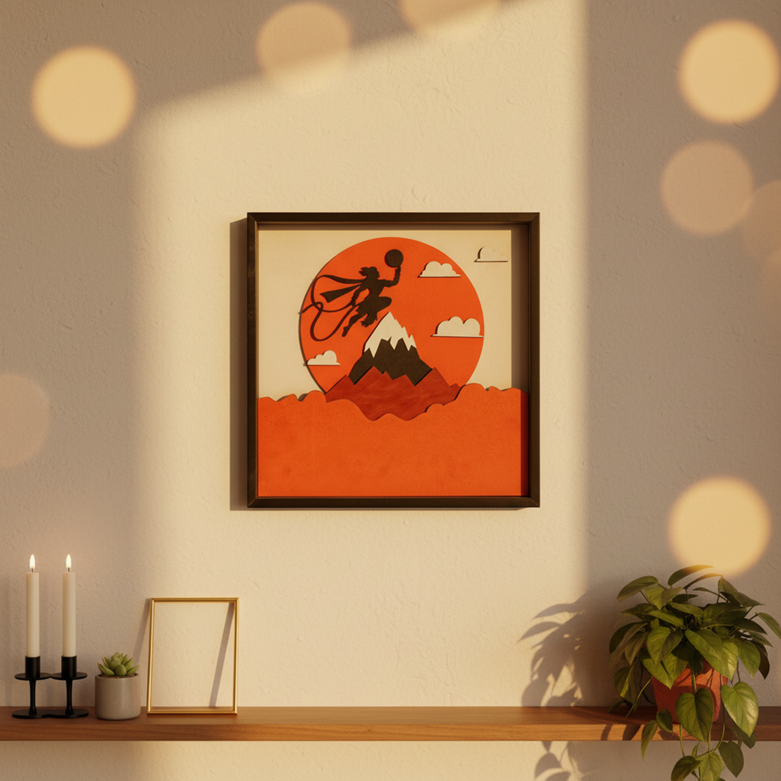 Wooden Hanumanji Wall Art - Image 2