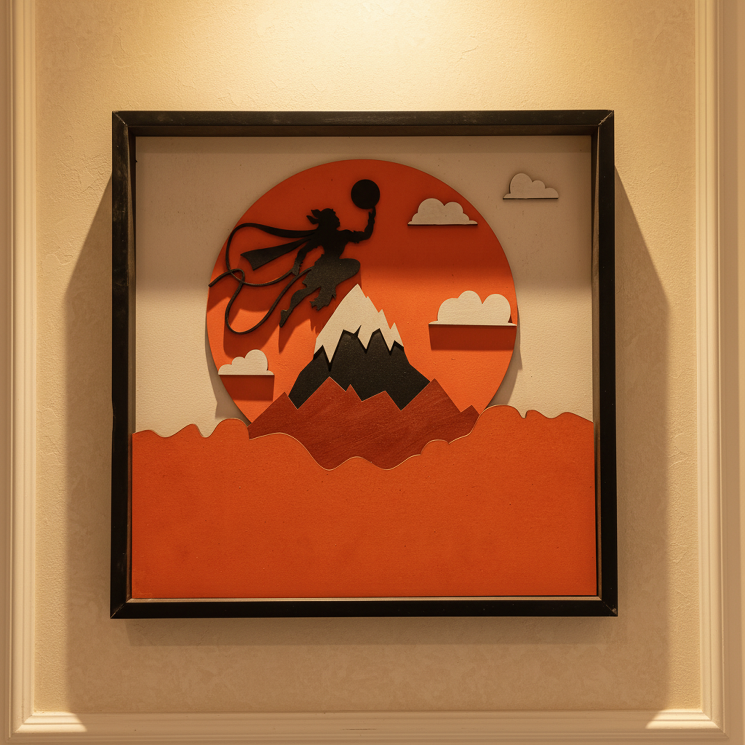 Wooden Hanumanji Wall Art