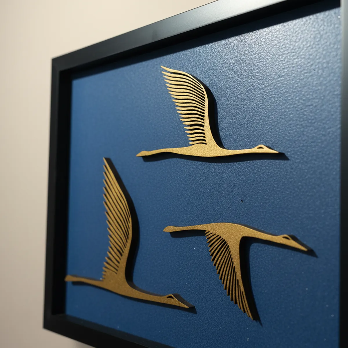 Luxury 3D Wooden Flying Birds Wall Art Frame | Modern Minimalist Home Decor - Image 5