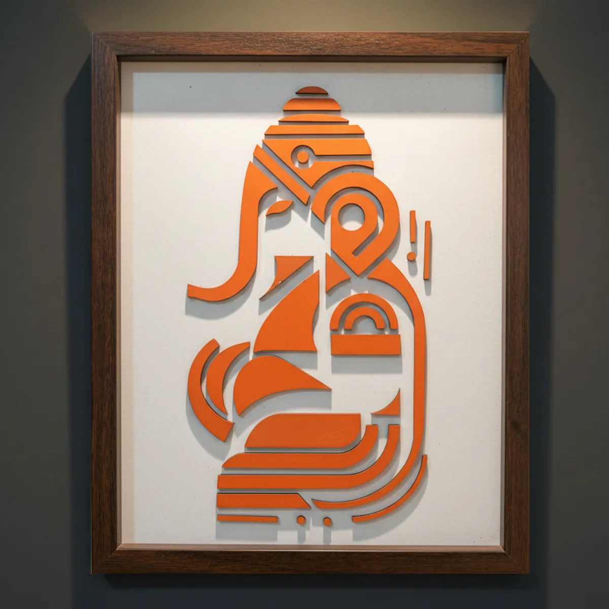 Handcrafted Wooden Ganpatiji Wall Art – Lord Ganesha Frame | Divine Home Temple Decor | Traditional Handmade Spiritual Wall Hanging - Image 2
