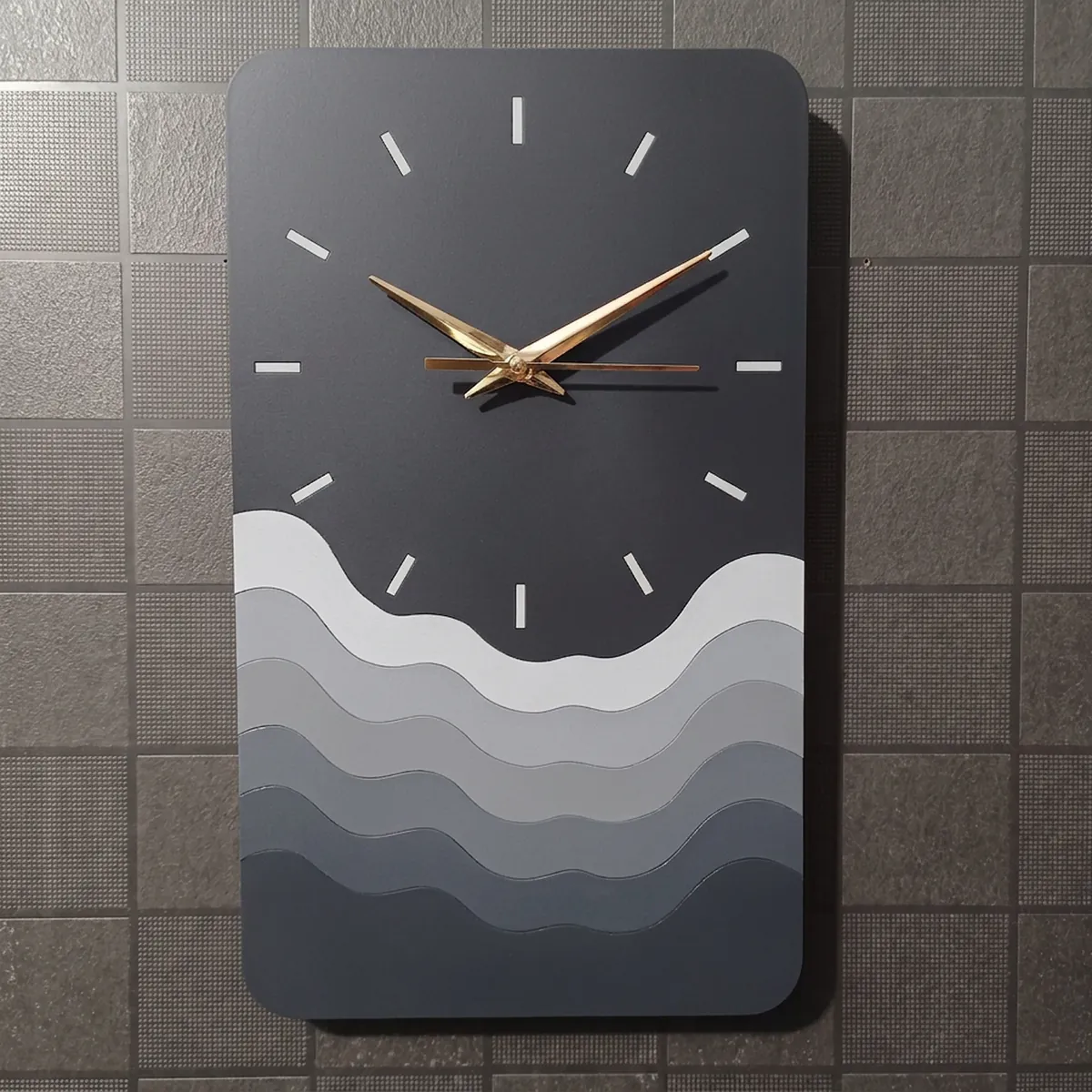 Modern Minimalist Wave Wall Clock | Silent Decorative Wall Clock for Living Room, Bedroom & Office - Image 5
