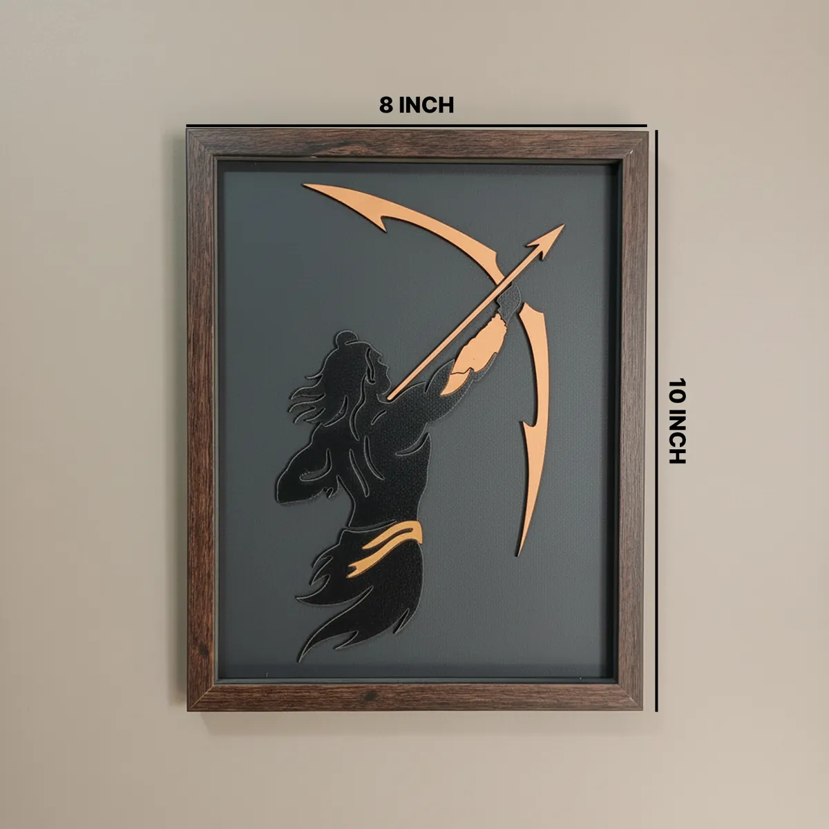 Lord Ram Wall Art Frame| Premium Minimalist Spiritual Wall Art for Living Room, Office & Meditation Space - Image 5
